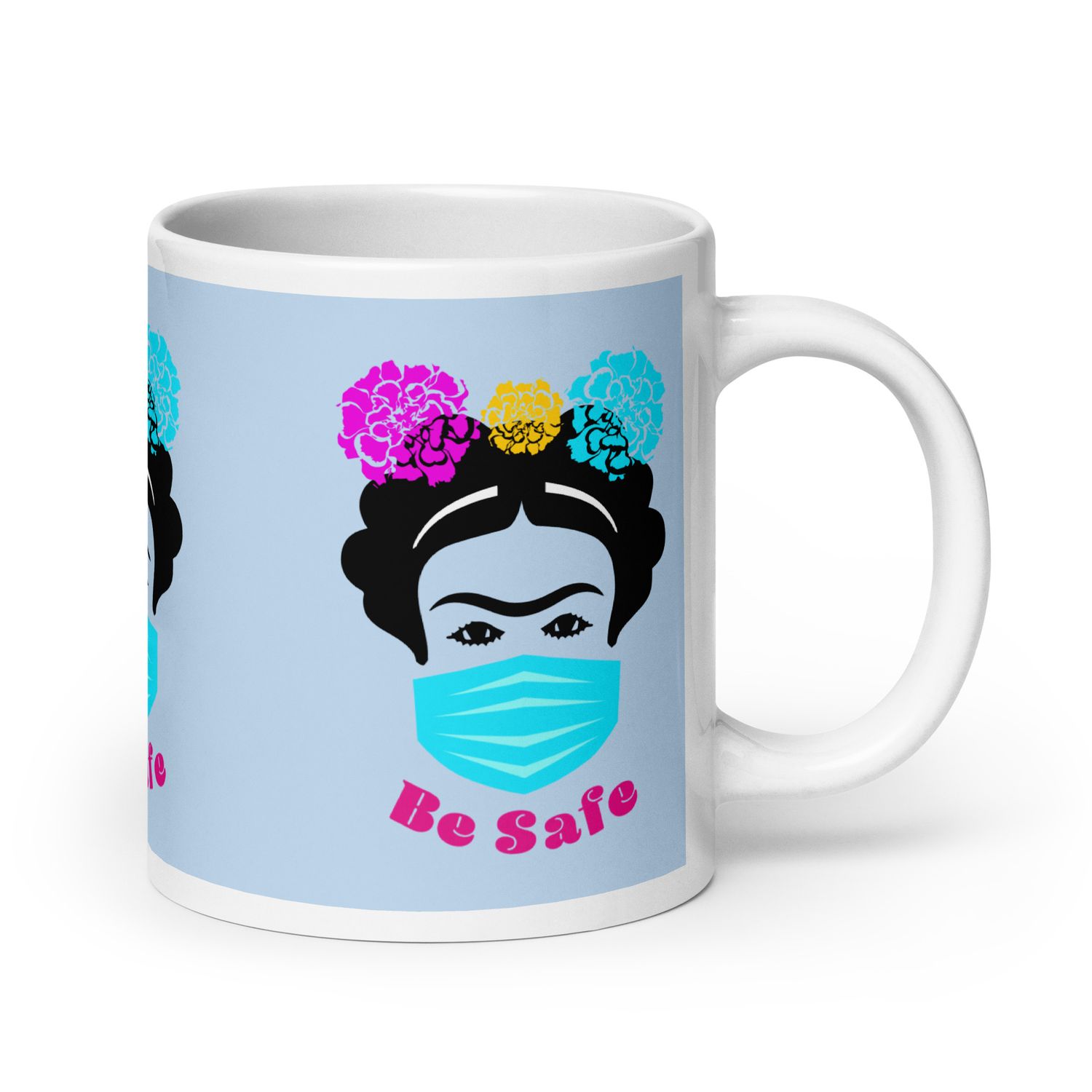 Frida Be Safe glossy mug by LaNetaNetaShop