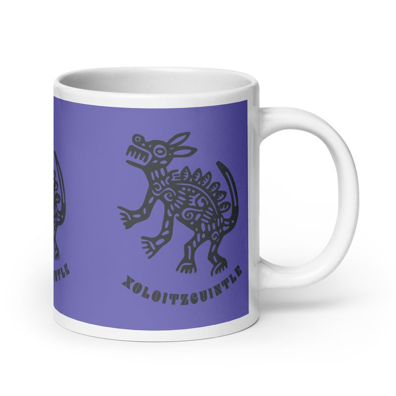 Xoloizcuintle, Mexican Mythical Dog glossy mug