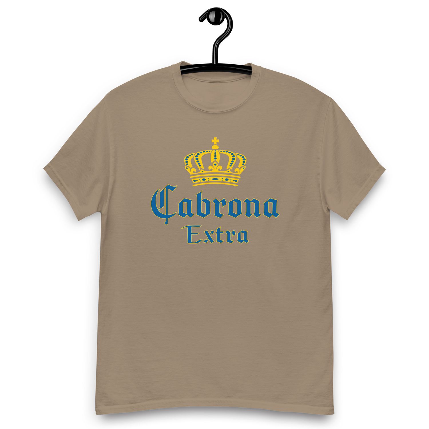 Cabrona Extra Gildan 5000 Heavy Cotton Classic Unisex T-Shirt, with Mexican Beer Parody Design