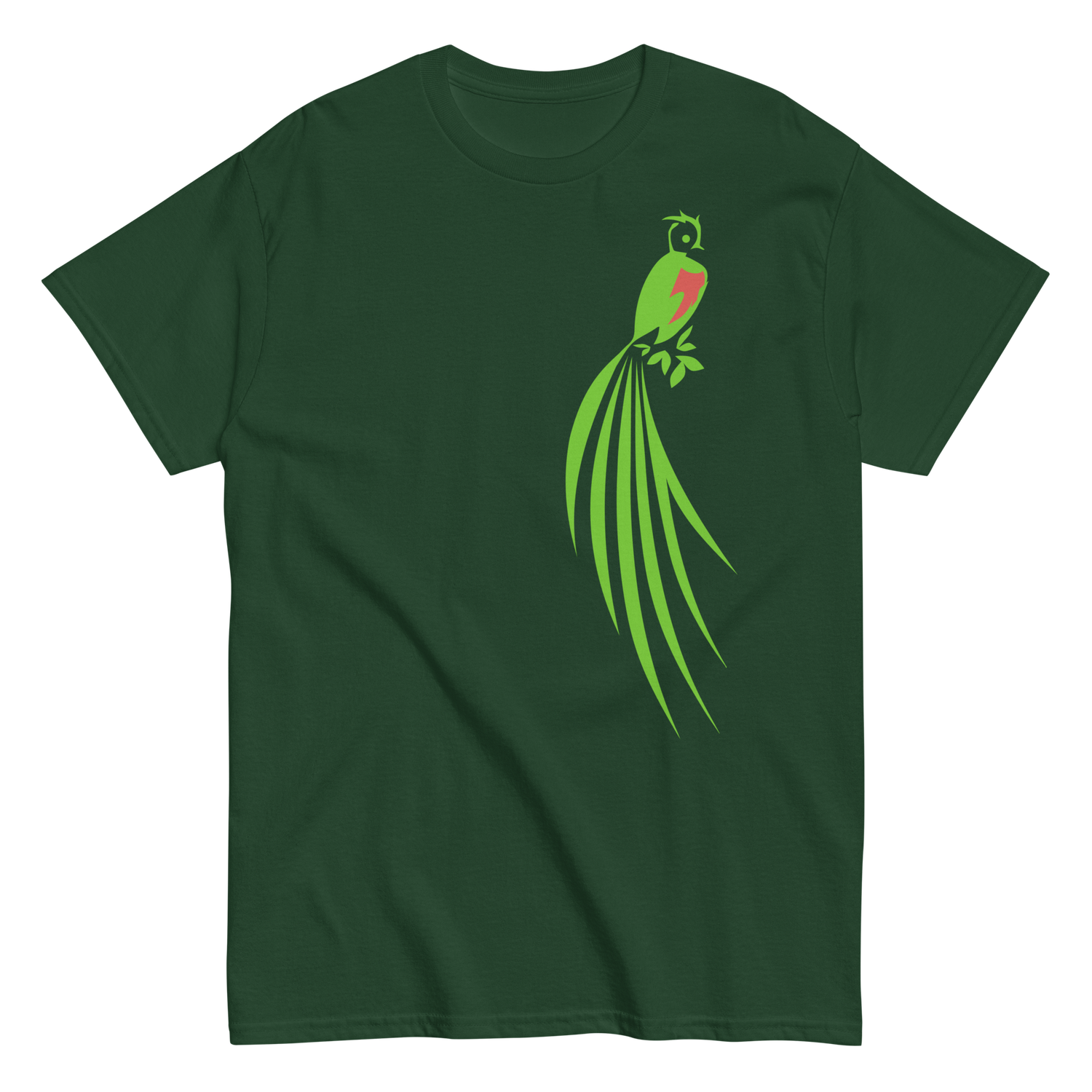 Quetzal design over a 100% Unisex Gildman classic tee