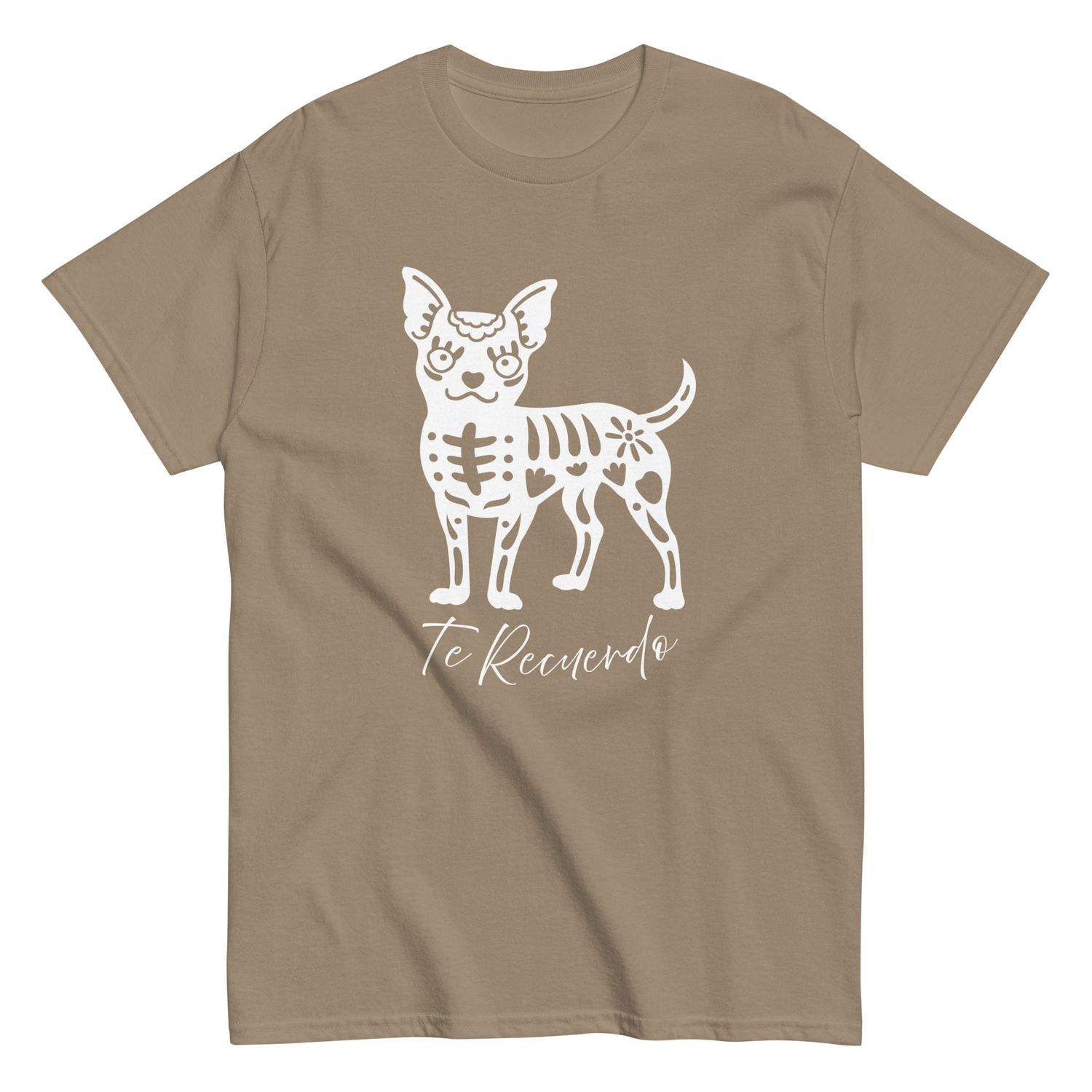 Te Recuerdo, Chihuahua Sklleton Dog, Unisex classic tee