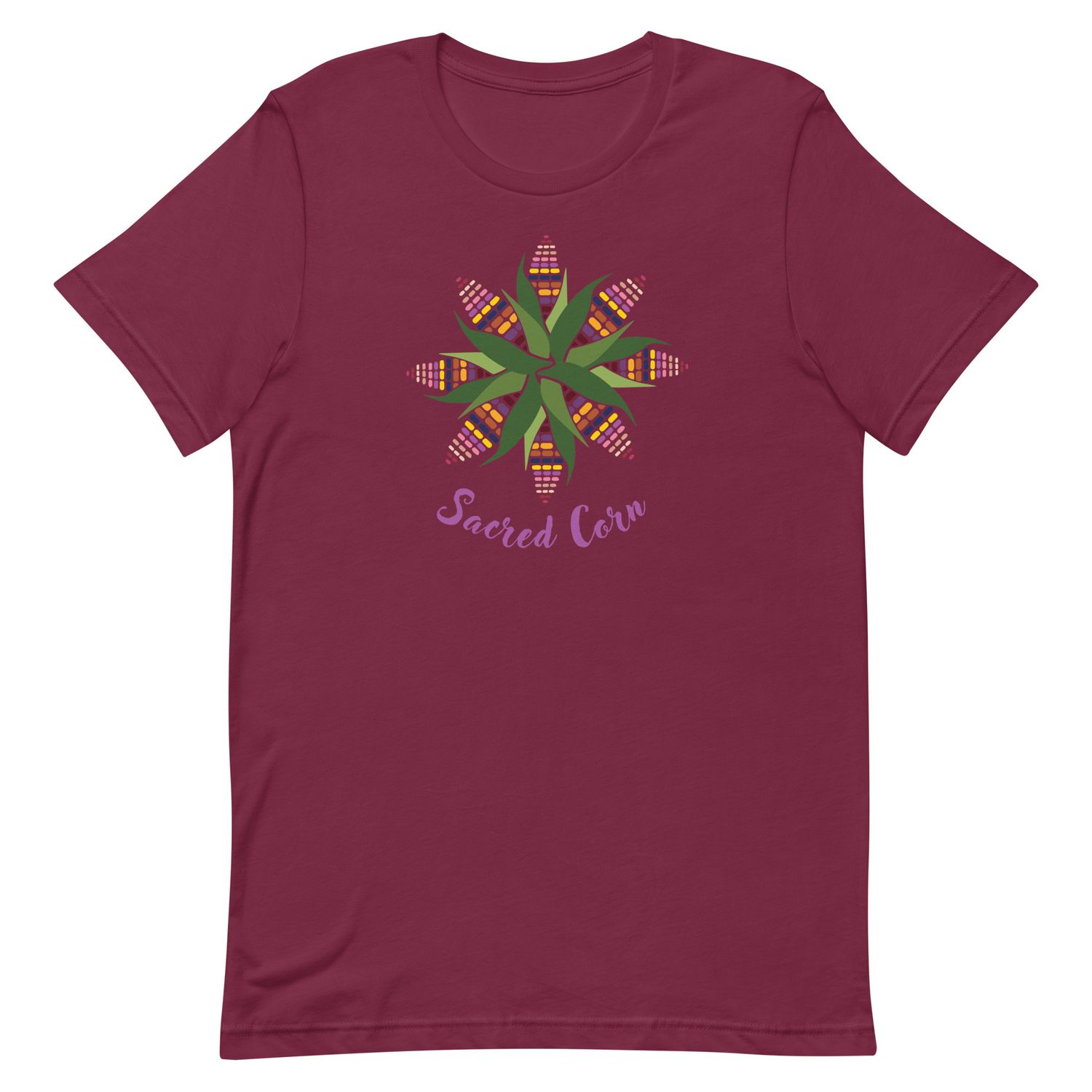 Sacred Corn Mandala, Soft Bella Canvas Unisex t-shirt