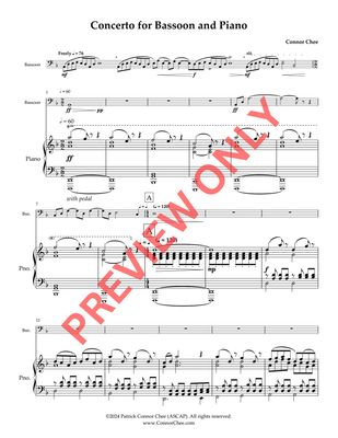 Concerto for Bassoon and Piano  (Connor Chee)