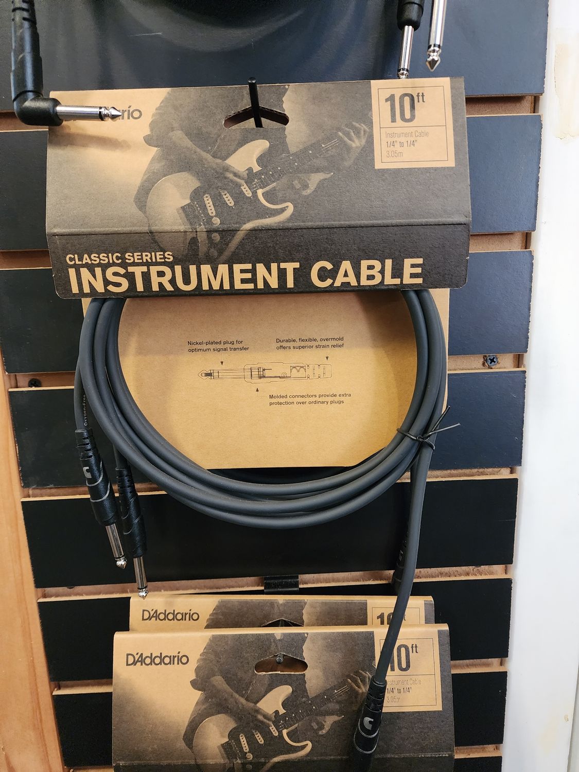 D'Addario Classic Series Instrument Cable, 10 feet