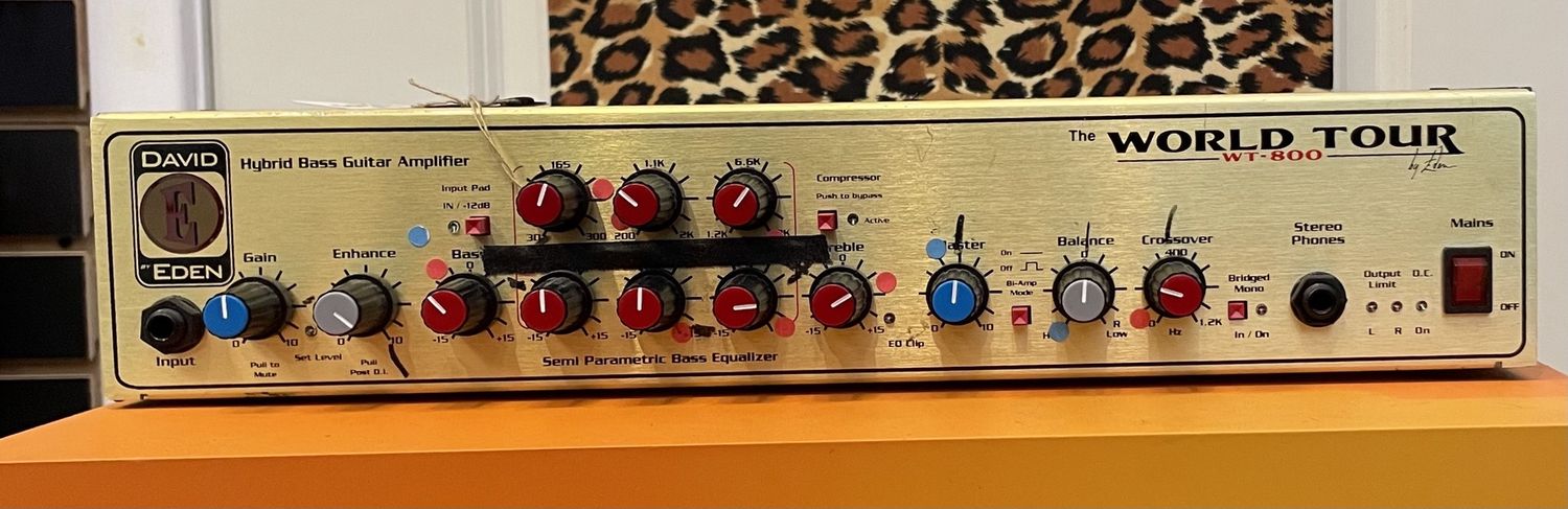 Eden WT-800 bass head