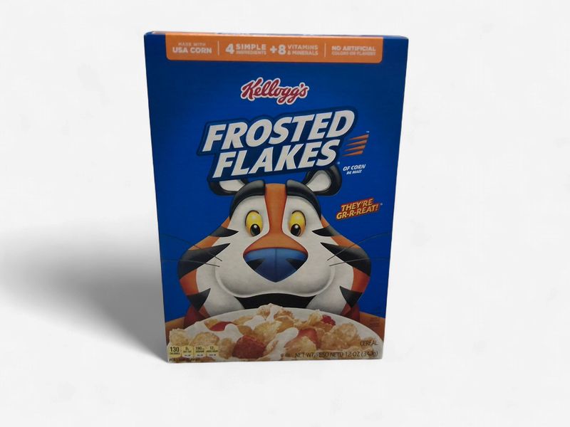 Frosted flakes.  Kelloggs. 12oz