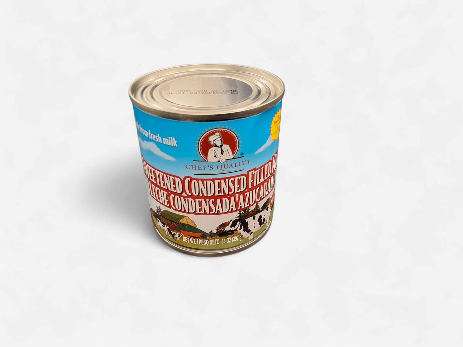 Sweetened condensed Milk. Chef's Quality. 14oz. 397g