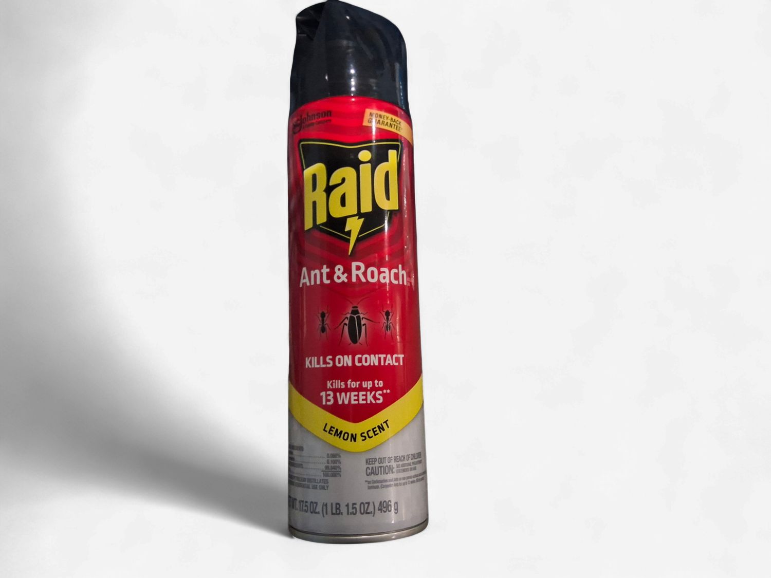 Raid. Ant &amp; roach. Lemon. 17.5oz. 496g