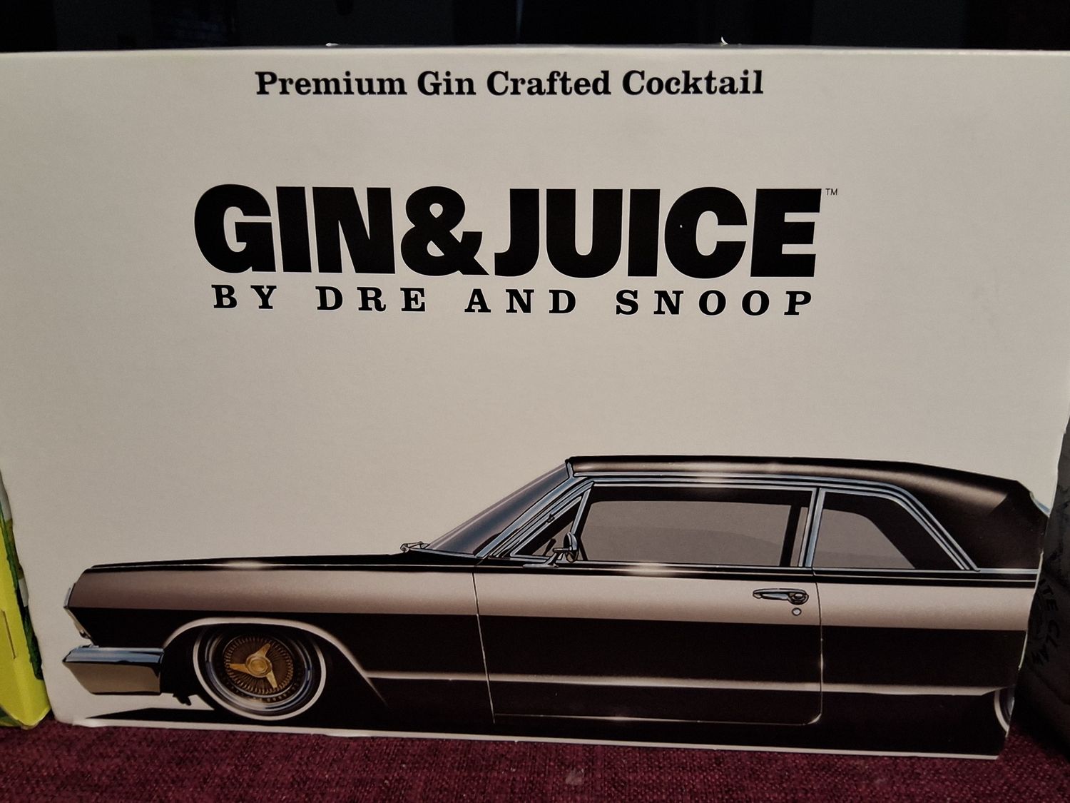 Gin&amp;juice. Apricot. 12oz. 355ml