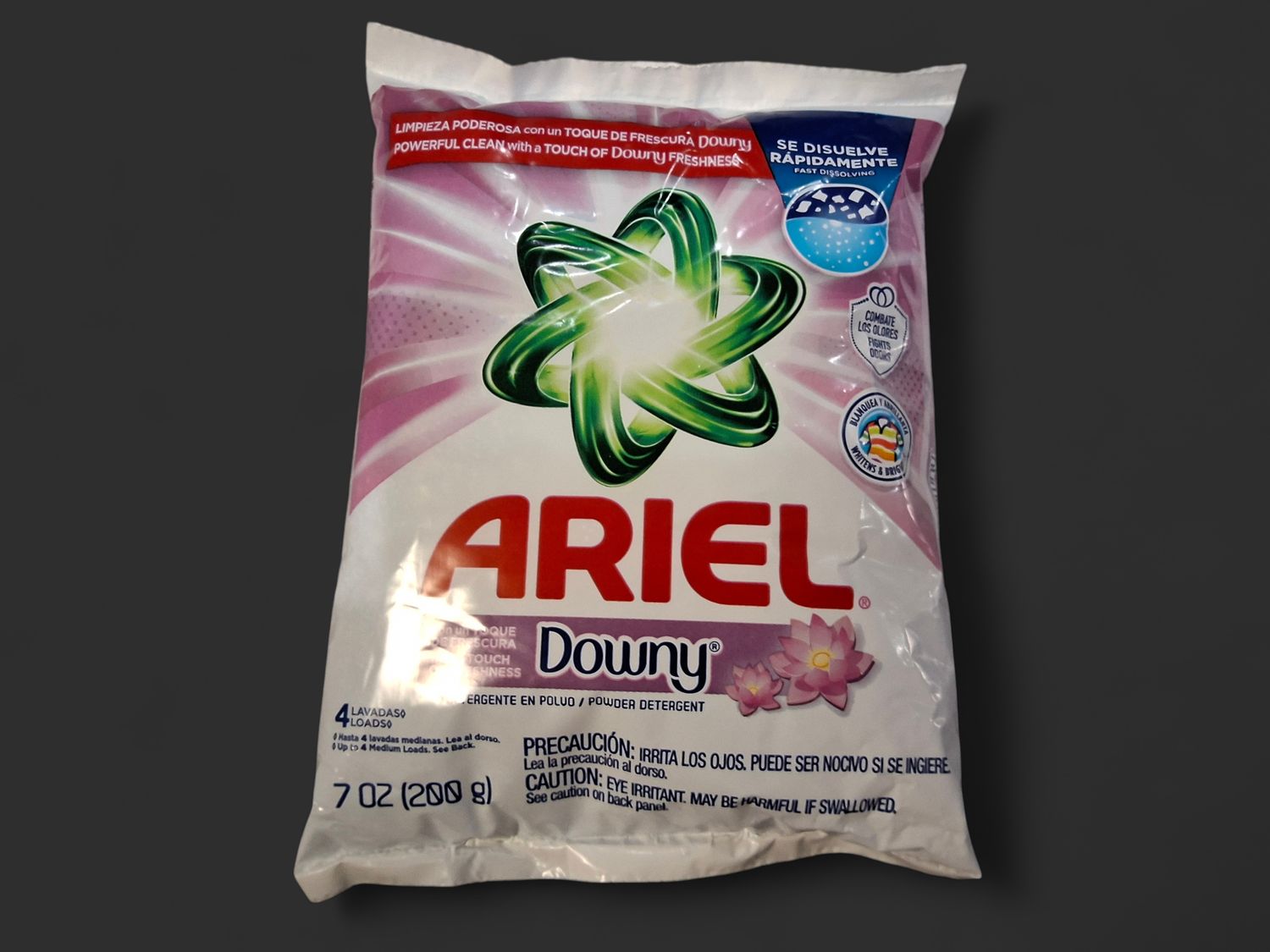 Laundry detergent. Ariel. 7oz. 200g.