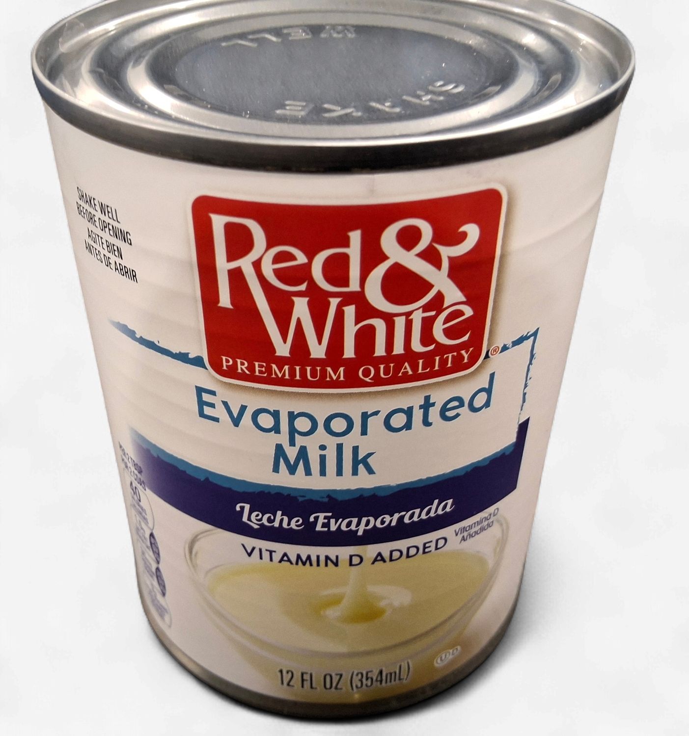 Evaporated milk. Red&amp;white.12oz. 354ml