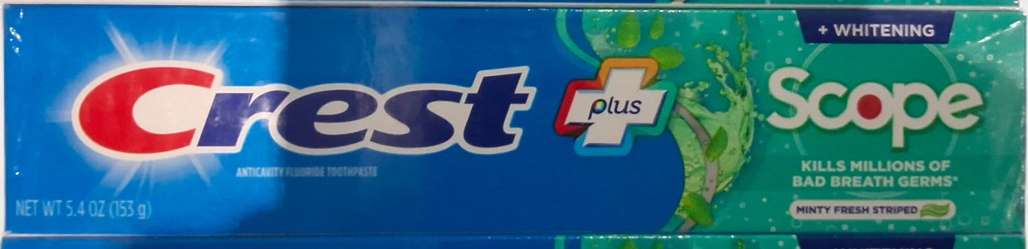 Crest. Plus. 5.4oz. 153g
