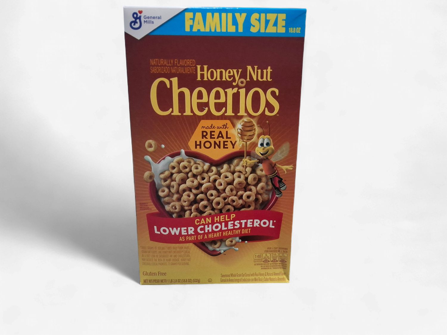 Cereal. Honey Nut Cheerios. 18.8oz. 532g