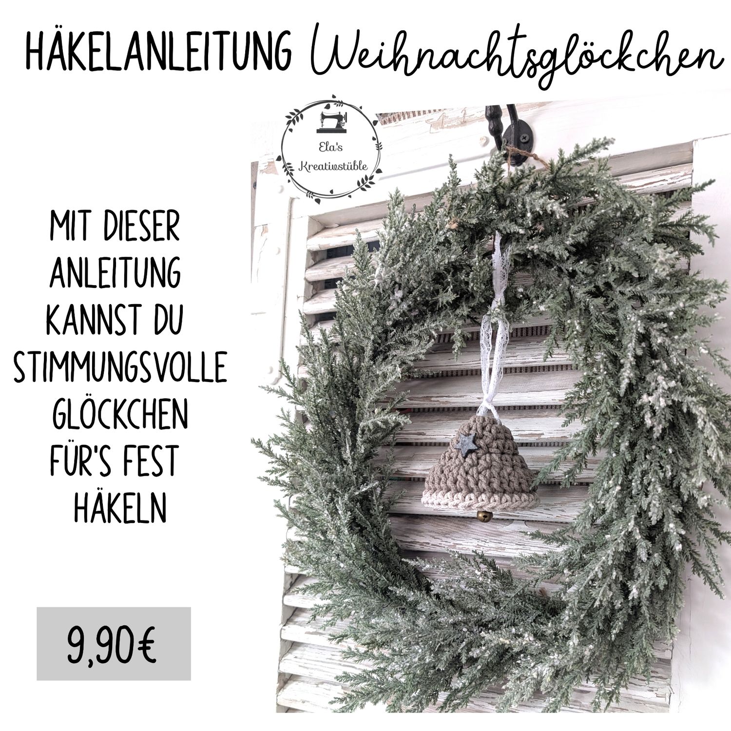 Häkelanleitung Weihnachtsglöckchen