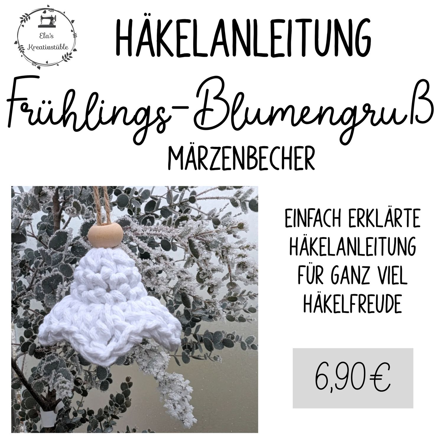 Häkelanleitung Frühlingsblumengruß