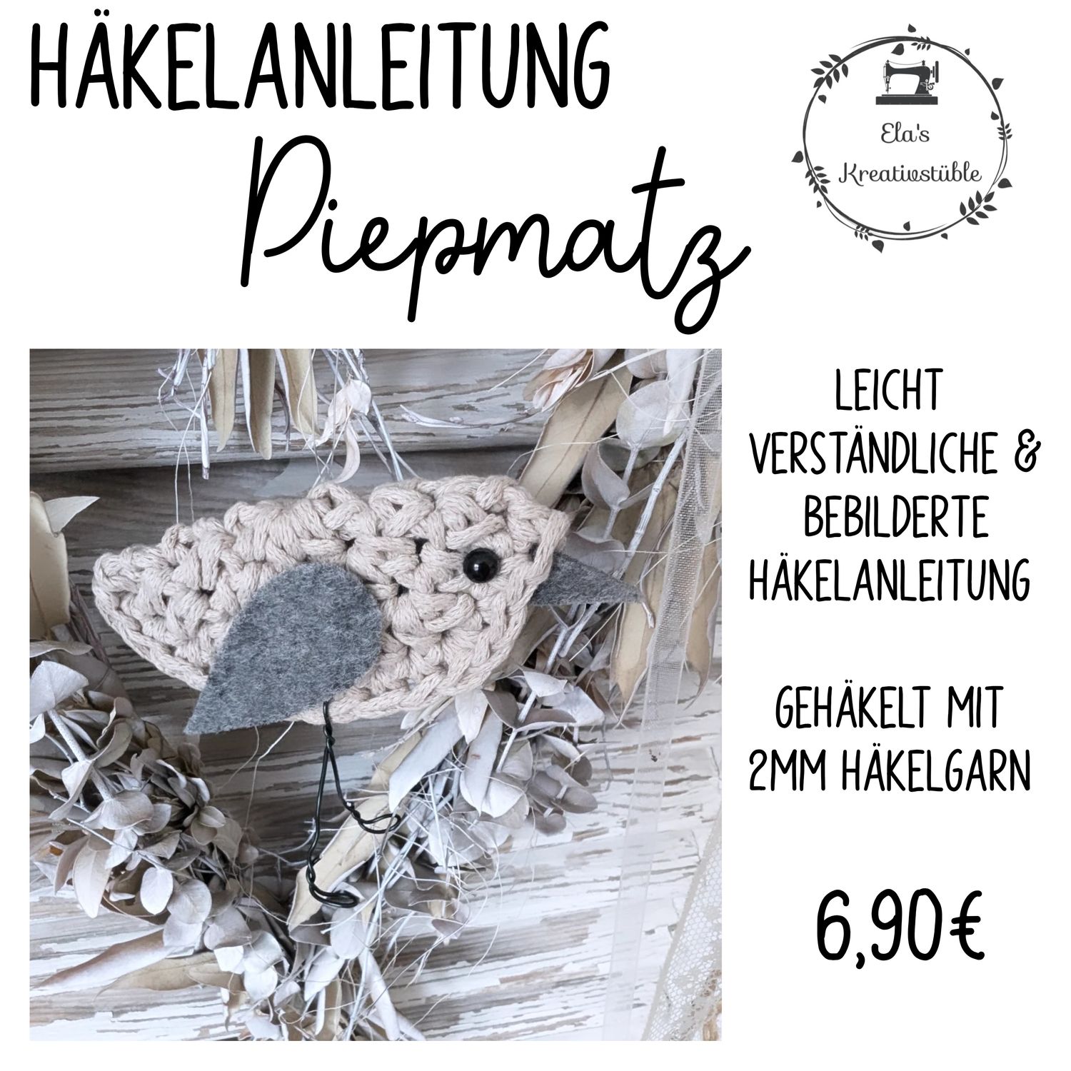 Häkelanleitung Piepmatz