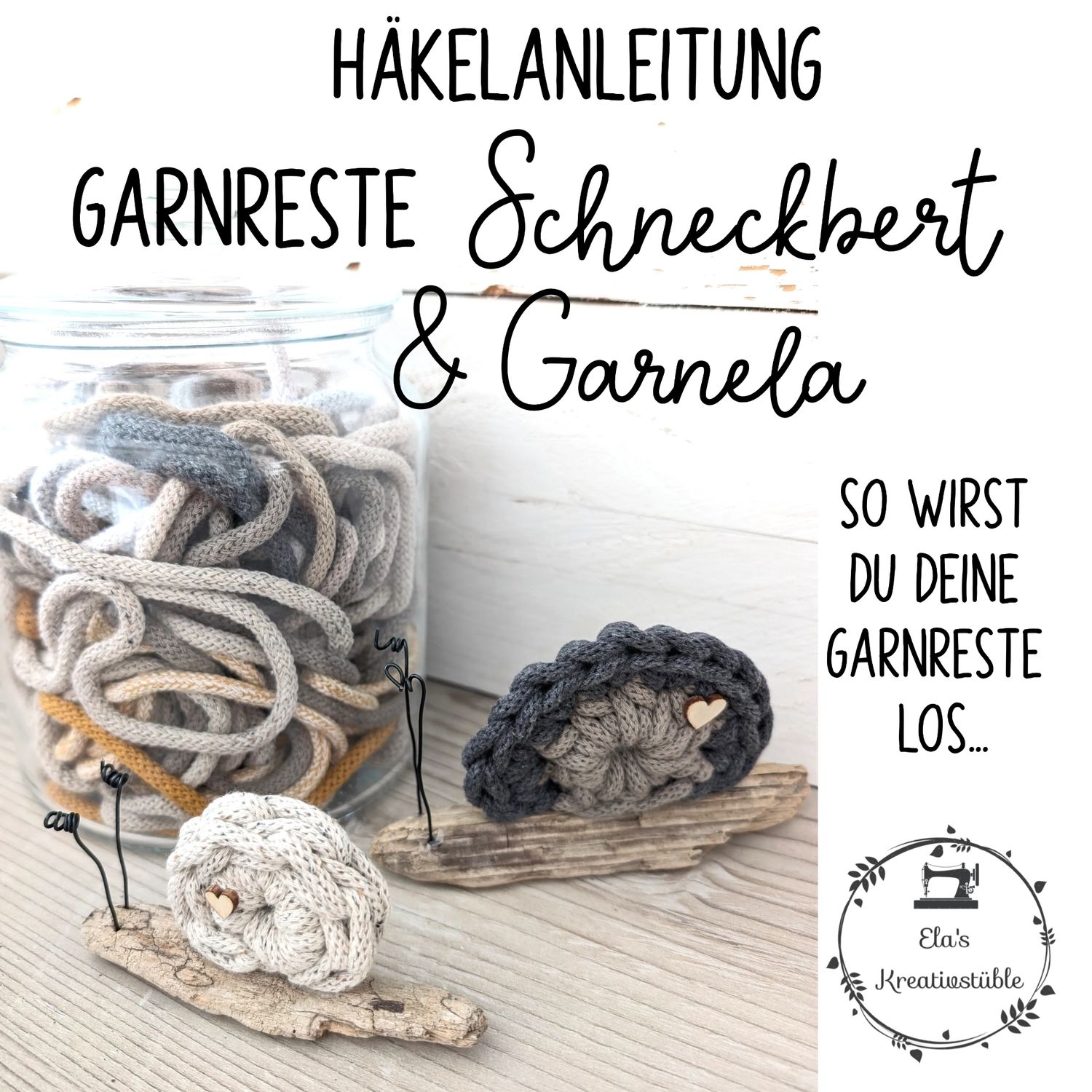 Häkelanleitung Schneckbert &amp; Garnela