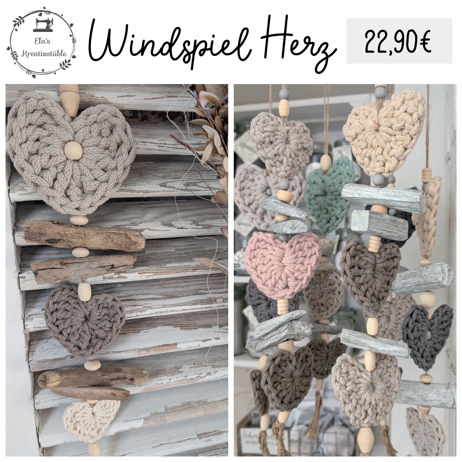 Windspiel Herz
