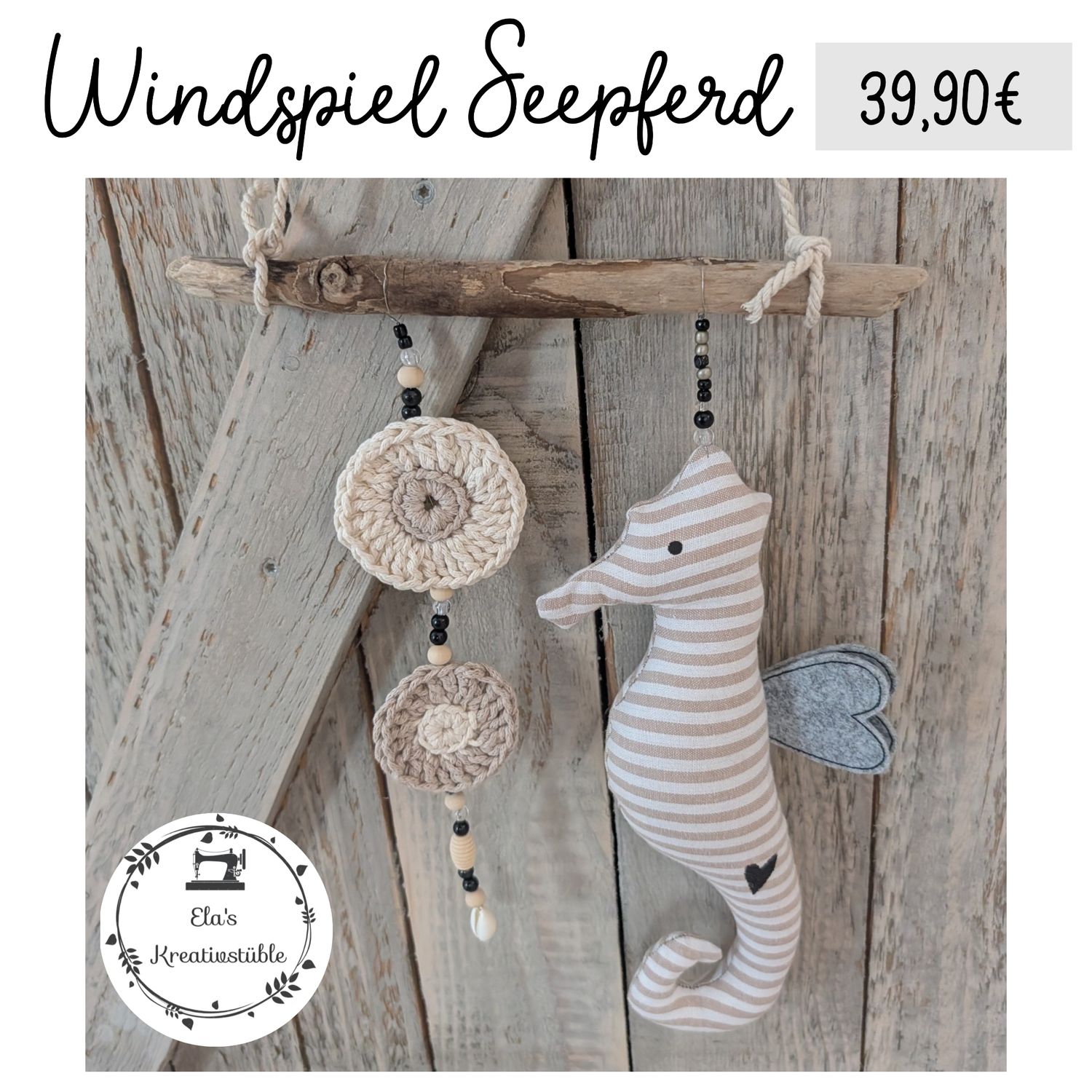 Windspiel Seepferd