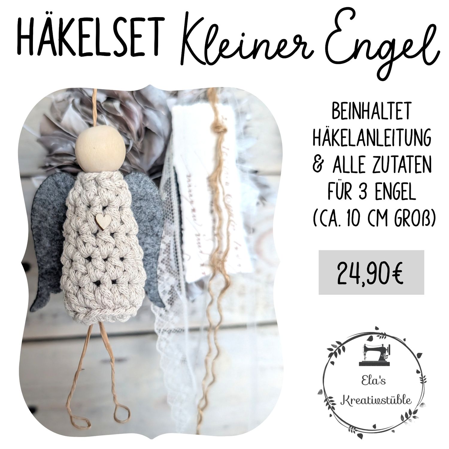Häkelset Engelchen klein 