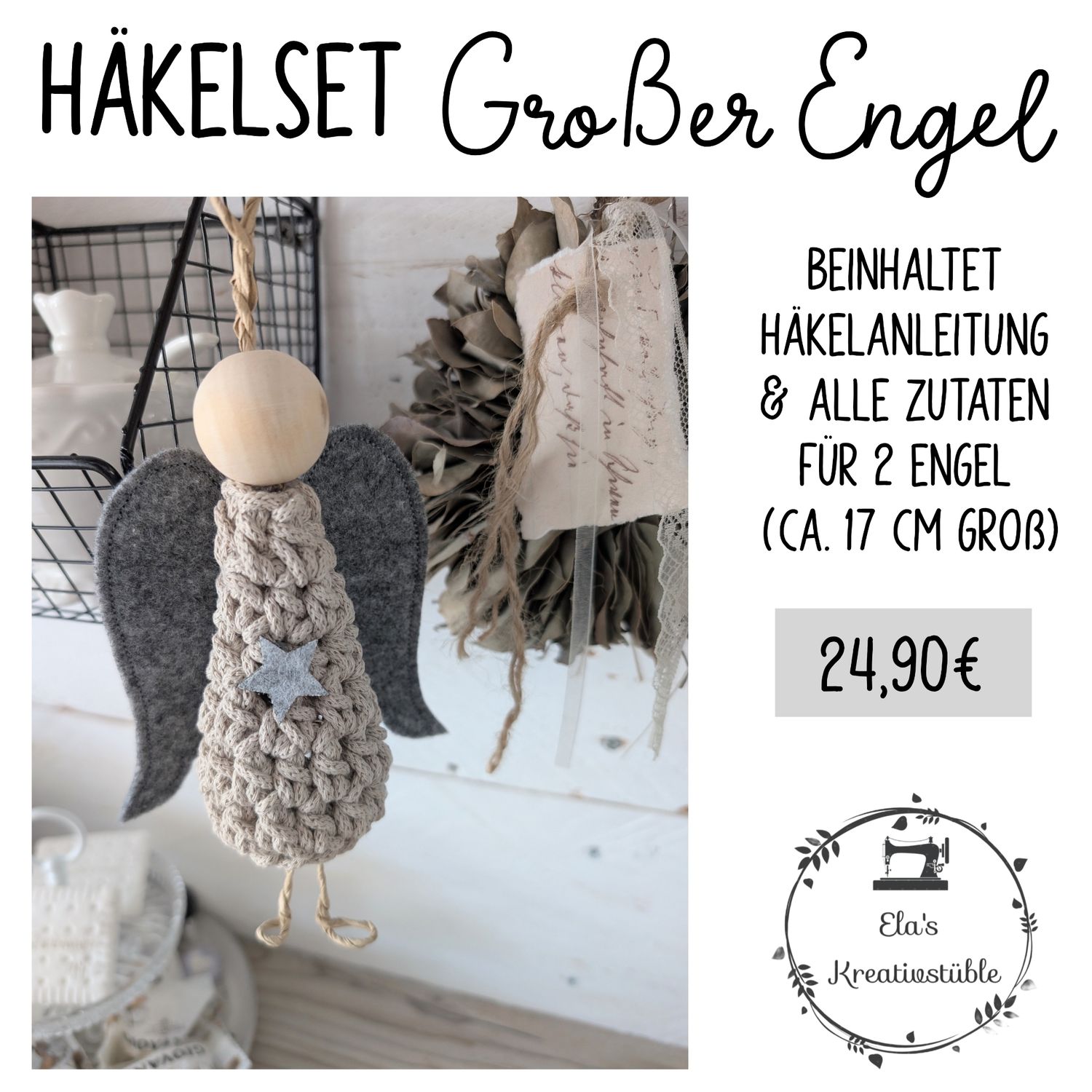 Häkelset Engelchen groß