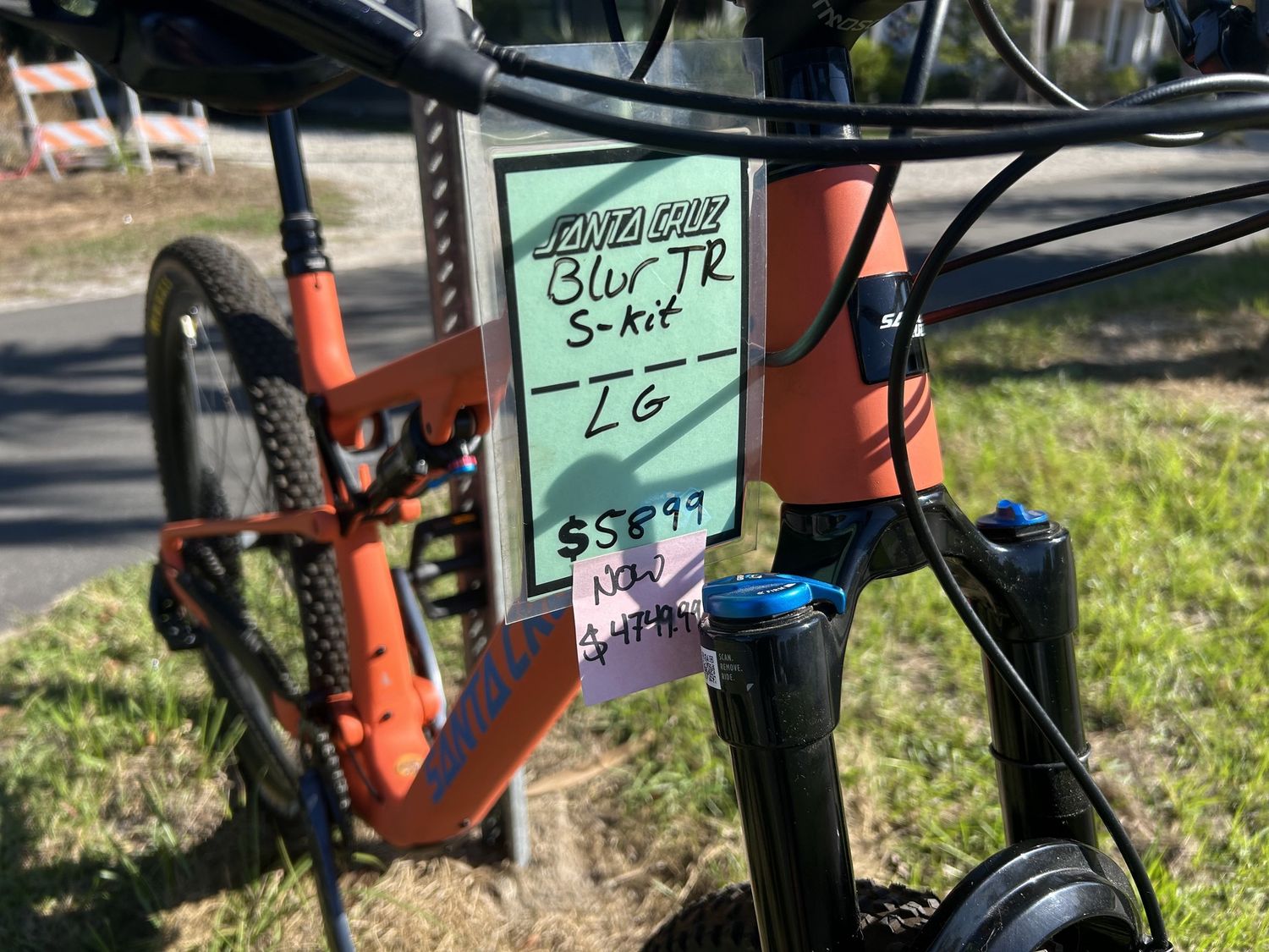 Santa Cruz Blur TR S-Kit Salmon Large