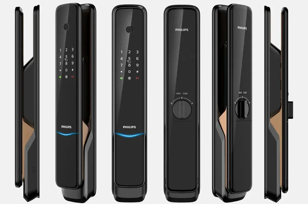 Cerradura Inteligente 9300‑5HBGS Push-Pull Con Wi‑Fi, Philips