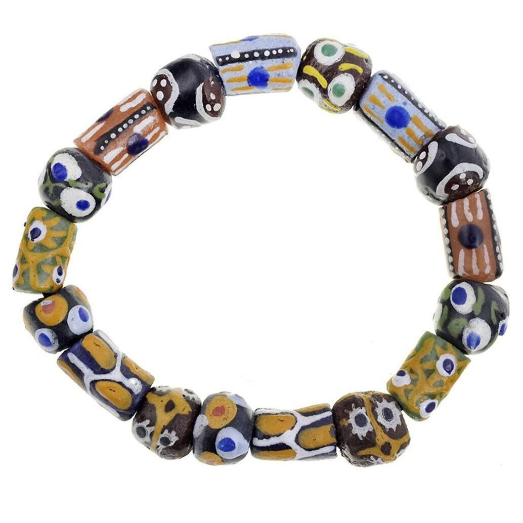 Handmade Beaded Bracelet - Krobo Glass