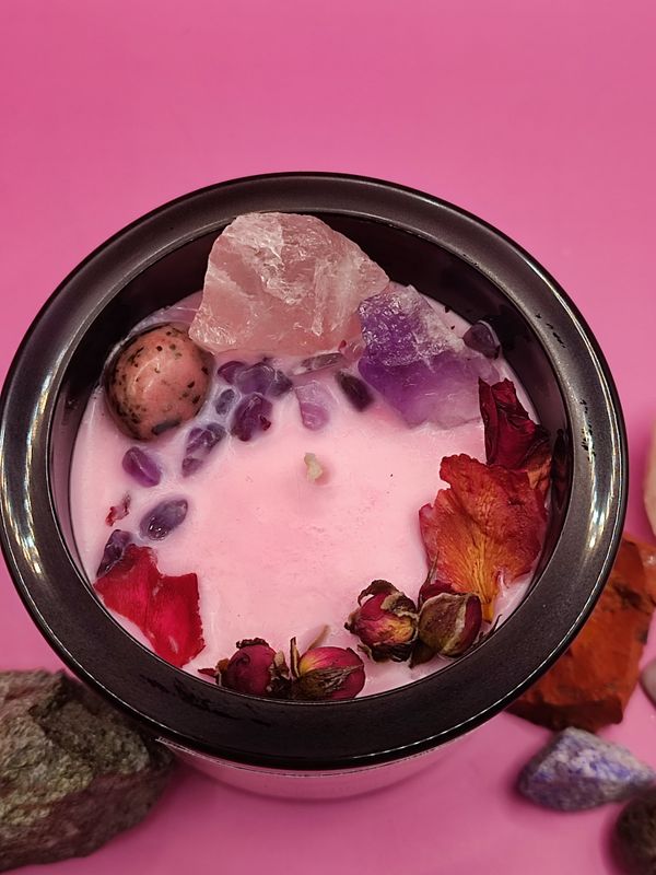 Świeca intencyjna , afirmacyjna Krąg Miłości