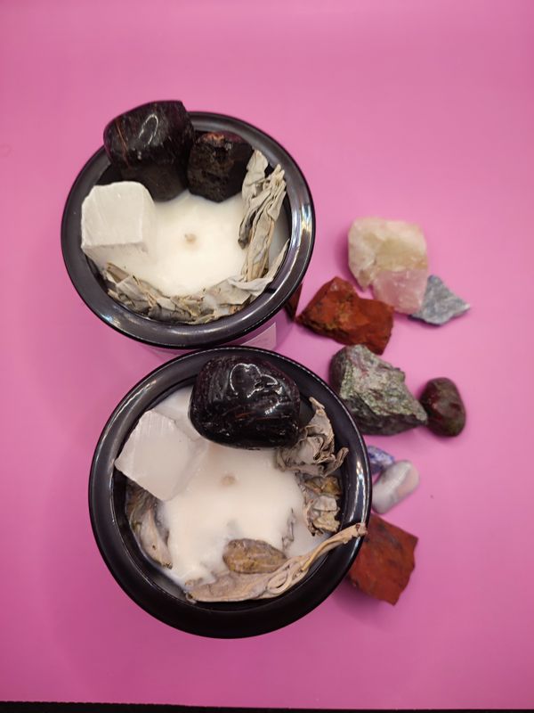 Świeca intencyjna , afirmacyjna Oczyszczenie i Ochrona