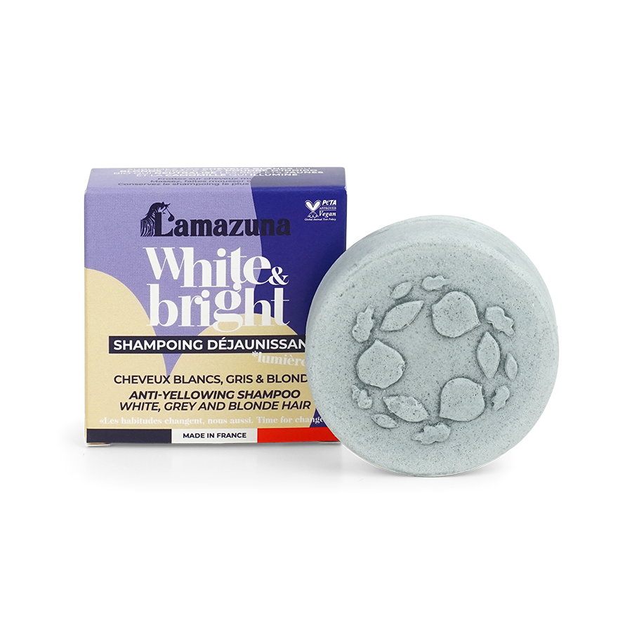 Lamazuna Anti-yellowing shampoo - White &amp; bright