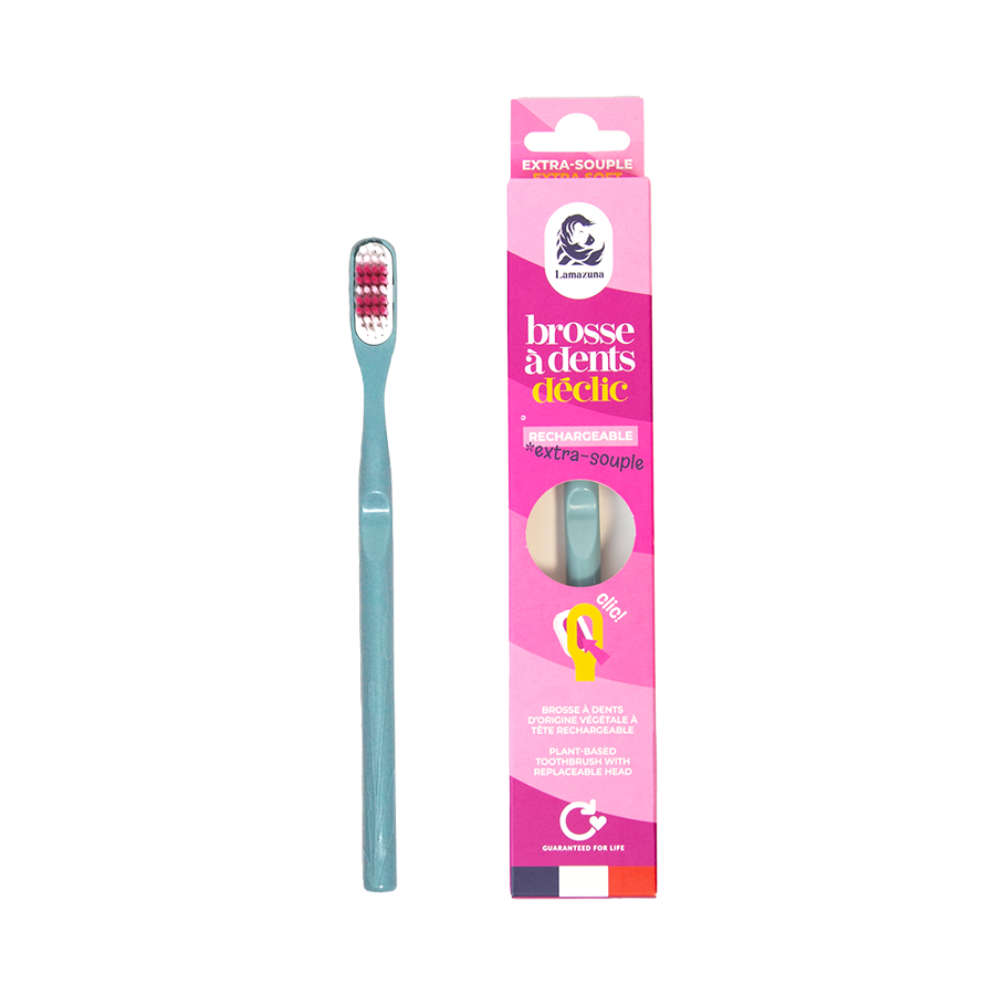 LZA Extra Soft Toothbrush - Déclic - Storm Blue