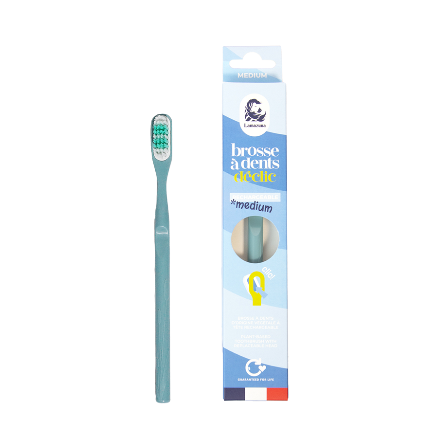 LZA Medium Toothbrush - Déclic - Storm Blue