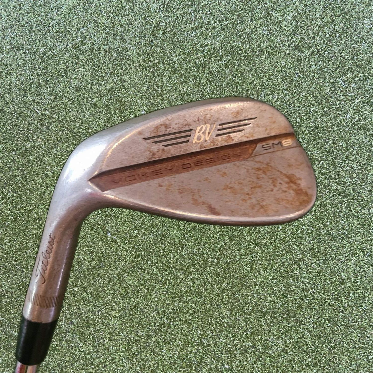 LH Titleist Vokey SM8 F 52* Raw Wedge