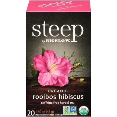 Bigelow Steep Organic Rooibos Hibiscus