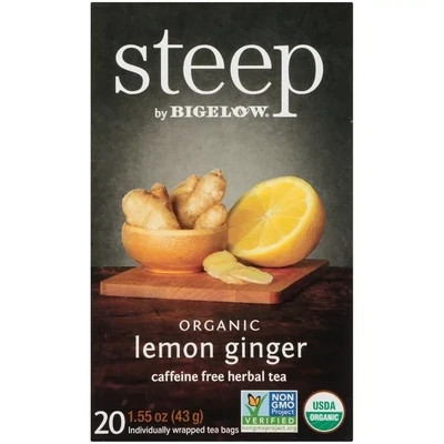 Bigelow Steep Organic Lemon Ginger