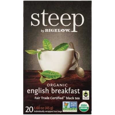 Bigelow Steep Organic English Breakfast