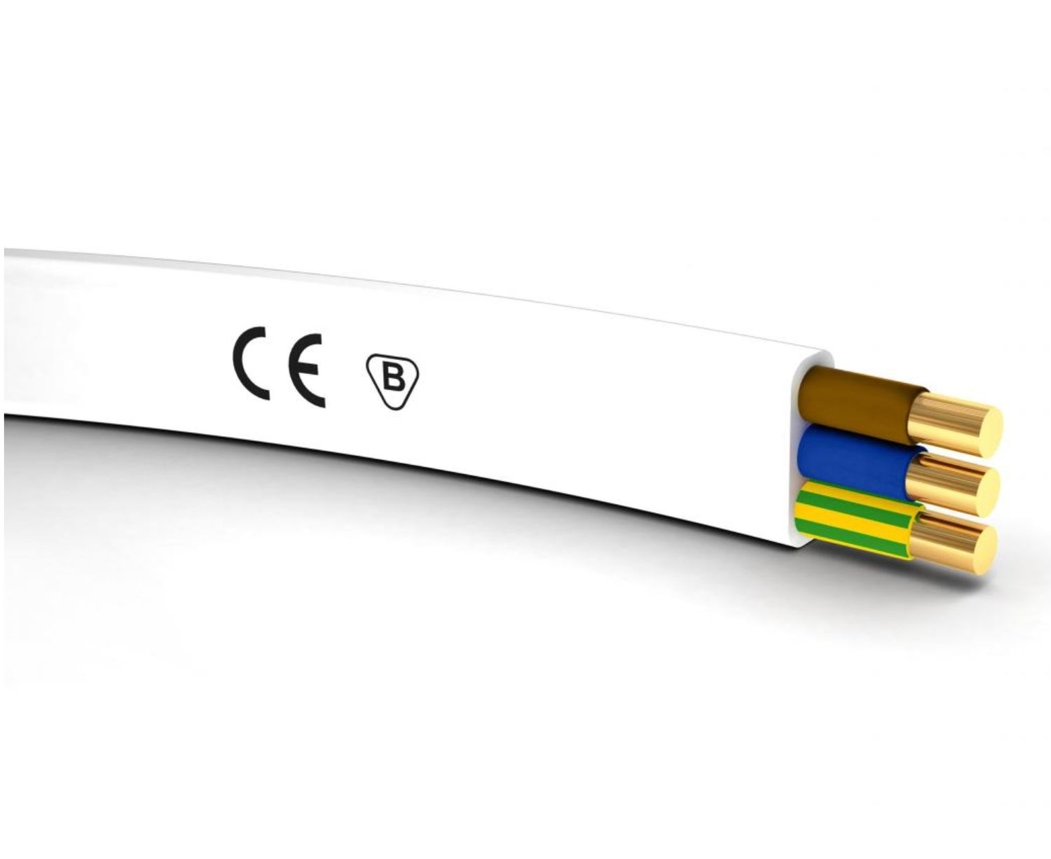Przewód YDYp 3x1,5 żo 450/750V /100m/