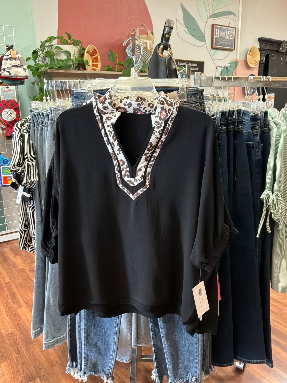Black Dolman Half Open
