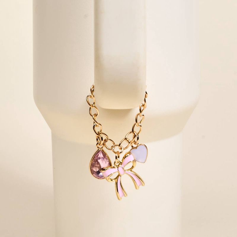 Tumbler Charm–Blushing Beauty