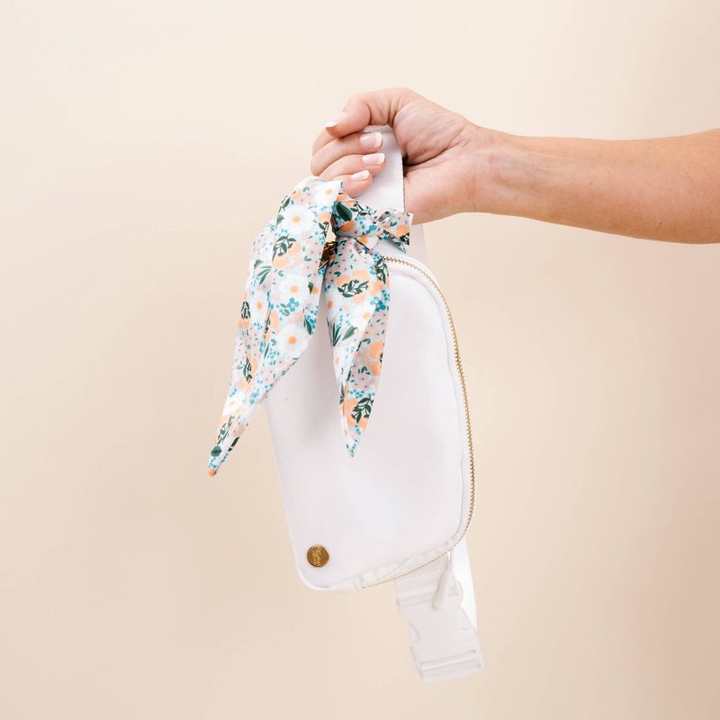 All You Need Belt Bag with Hair Scarf - Cloud White