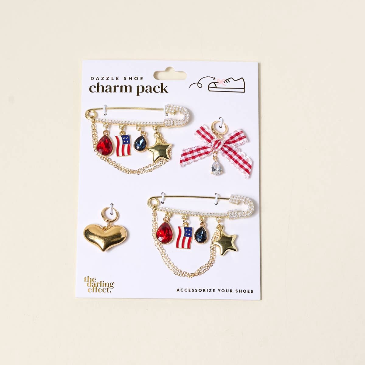 Dazzle Shoe Charm Pack–Miss Americana
