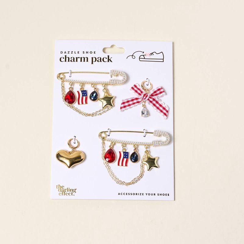 Dazzle Shoe Charm Pack–Miss Americana