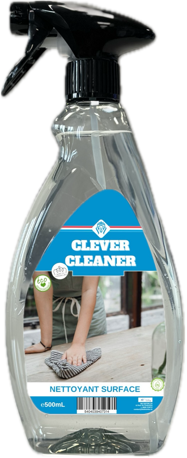 CLEVER CLEANER nettoyant dégraissant surfaces inox et carrelage