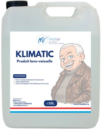 KLIMATIC produit lave-vaisselle professionnel dégraissant