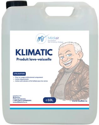 KLIMATIC produit lave-vaisselle professionnel dégraissant