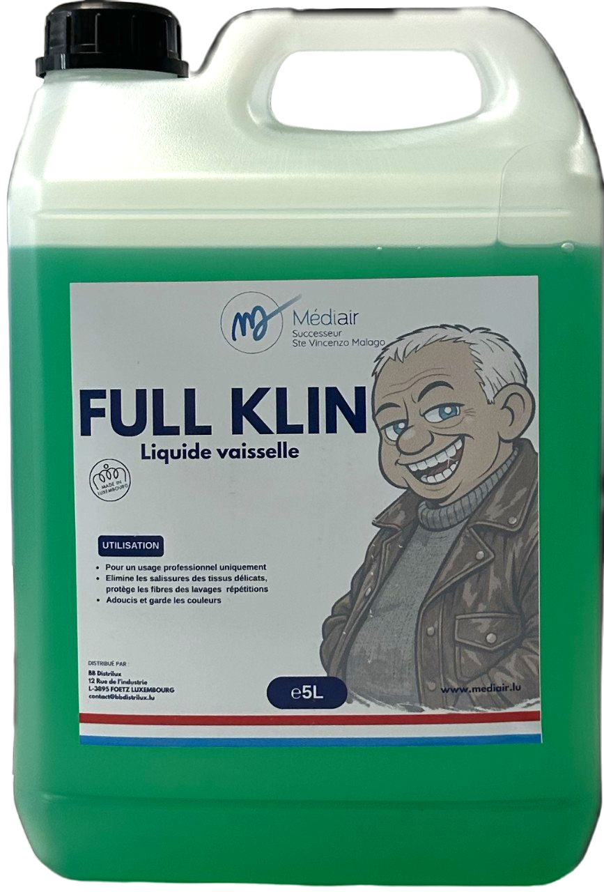FULL KLIN liquide vaisselle professionnel dégraissant anti-calcaire