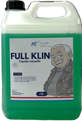 FULL KLIN liquide vaisselle professionnel dégraissant anti-calcaire