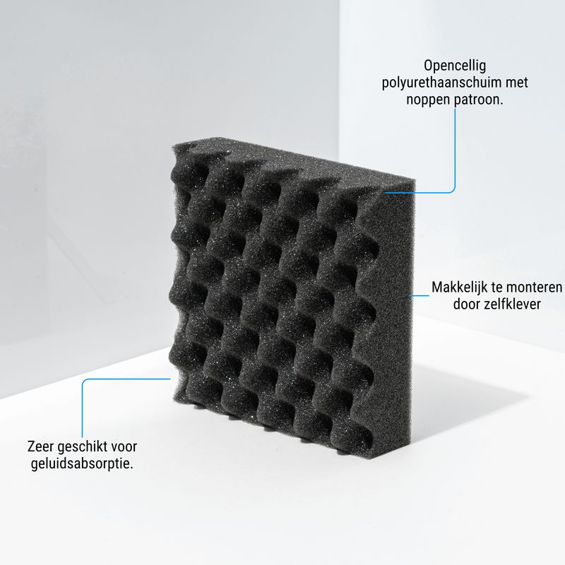 Zelfklevend noppenschuim - 50mm