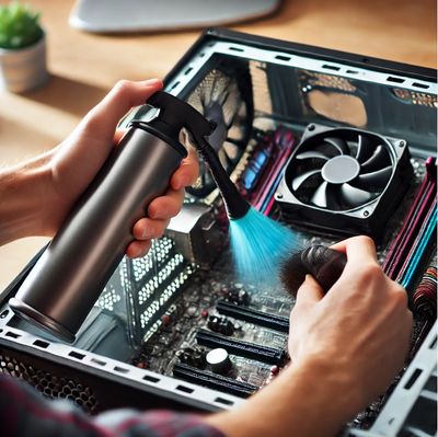 Nettoyage dépoussiérage par air comprimé (125 psi)